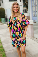 Load image into Gallery viewer, Look Adorable Ribbon Bow Tie Floral Babydoll Dress with Pockets