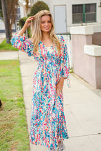 Load image into Gallery viewer, Star Struck Vintage Floral Midi Dress with Side Pockets