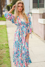 Load image into Gallery viewer, Star Struck Vintage Floral Midi Dress with Side Pockets