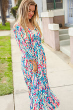 Load image into Gallery viewer, Star Struck Vintage Floral Midi Dress with Side Pockets