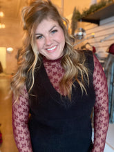 Load image into Gallery viewer, Basketweave Sweater Vest