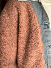 Load image into Gallery viewer, Fleece and Denim Contrast Shacket