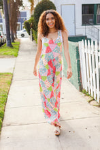 Load image into Gallery viewer, Stand Out Multicolor Boho Patchwork Wide Leg Overall Jumpsuit
