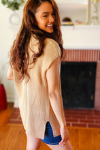 Load image into Gallery viewer, Best In Bold Taupe Dolman Ribbed Knit Sweater Top
