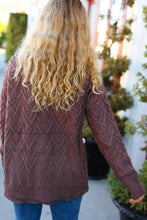 Load image into Gallery viewer, You&#39;ve Got It Brown Button Down Boyfriend Cardigan
