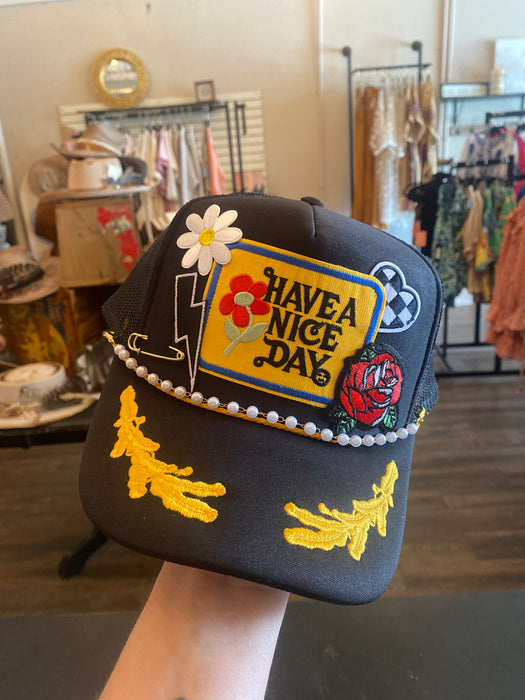 Have a Nice Day Trucker Patch Hat