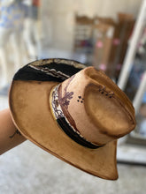 Load image into Gallery viewer, Denim Destroyed Joshua Tree Cowgirl Hat - Large
