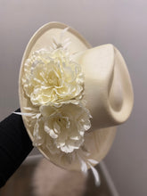 Load image into Gallery viewer, Mrs Monochrome Bridal Hat
