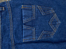 Load image into Gallery viewer, Star Embroidered denim Skirt - Size 5
