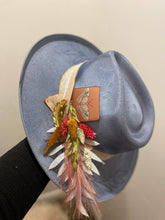 Load image into Gallery viewer, Whimsical Boho Denim Blue Hat
