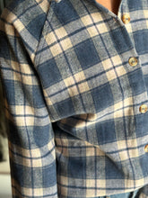 Load image into Gallery viewer, Blue Plaid Shacket
