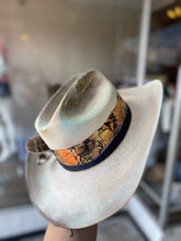 Load image into Gallery viewer, Roughed Up Metallic Cowgirl Hat - Large
