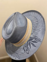 Load image into Gallery viewer, Whimsical Boho Denim Blue Hat
