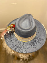 Load image into Gallery viewer, Whimsical Boho Denim Blue Hat
