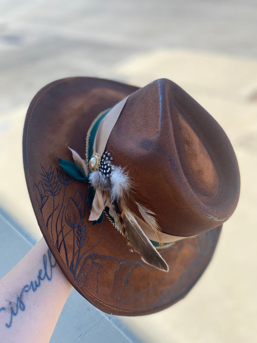 Mountain Farm Western Cowgirl Hat - Medium