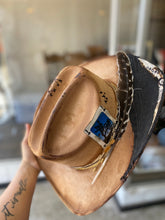 Load image into Gallery viewer, Denim Destroyed Joshua Tree Cowgirl Hat - Large
