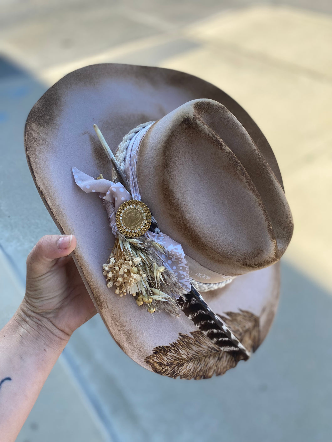 Fancy and Feminine Cowgirl Hat