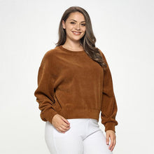 Load image into Gallery viewer, Corduroy Long Sleeve Top
