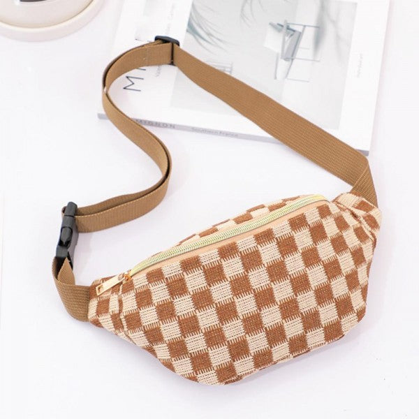 Checkered Sling Bag