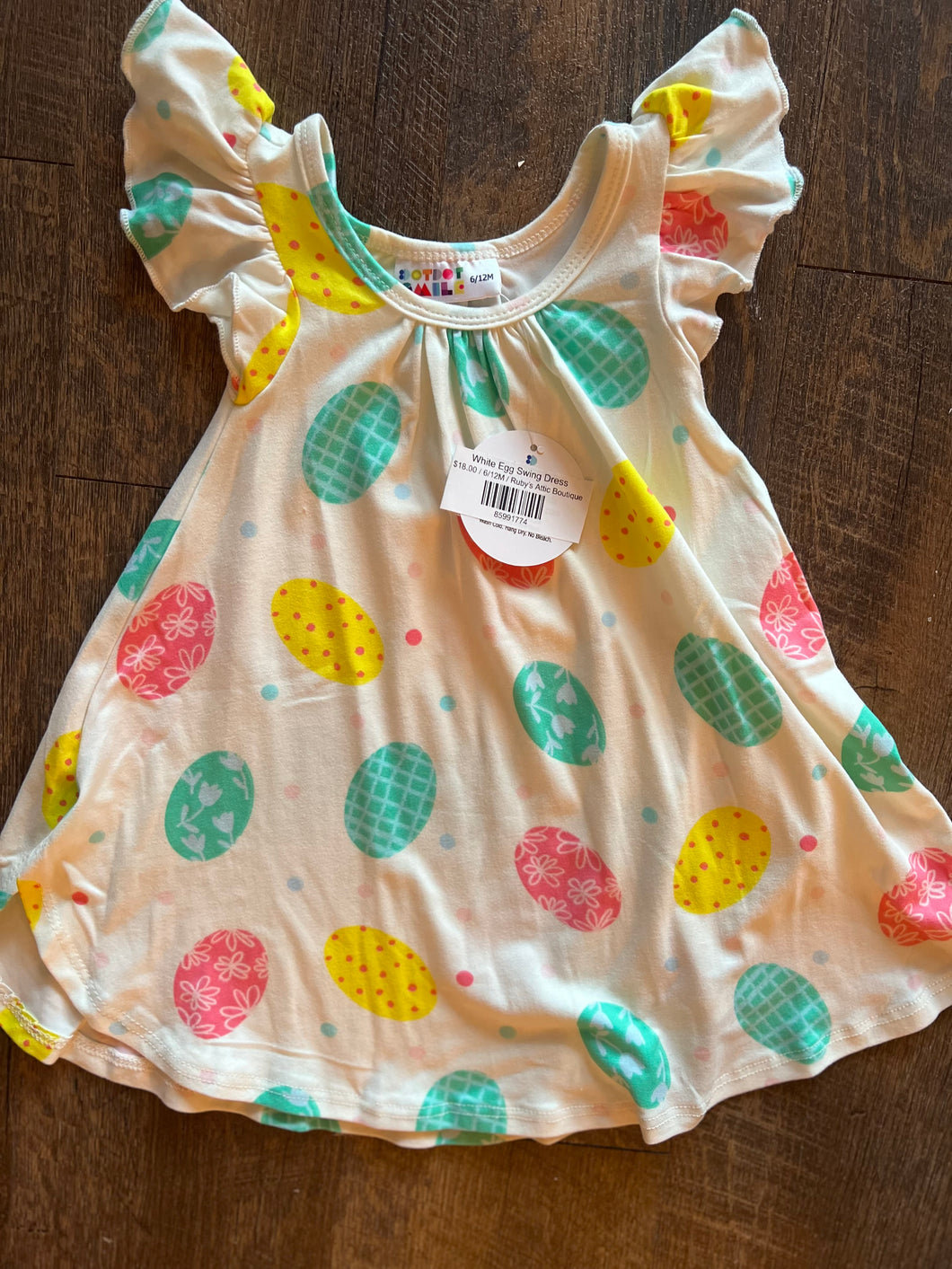 6/12M Easter Egg Swing Dress