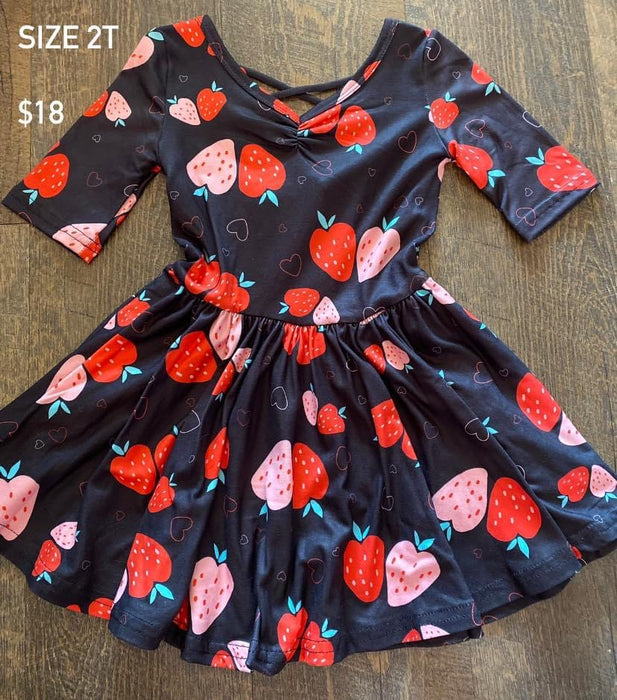 2T Strawberry Dress