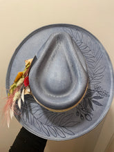 Load image into Gallery viewer, Whimsical Boho Denim Blue Hat
