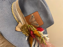 Load image into Gallery viewer, Whimsical Boho Denim Blue Hat
