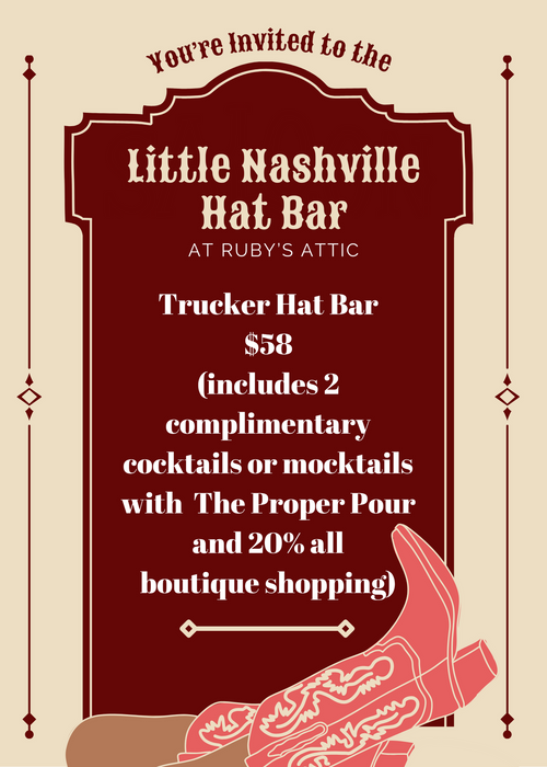 Trucker Hat Bar