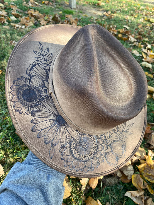 You belong Among the Wildflowers Stiff Brim - Medium