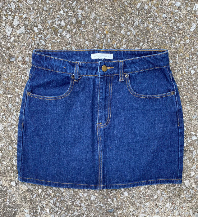 Star Embroidered denim Skirt - Size 5