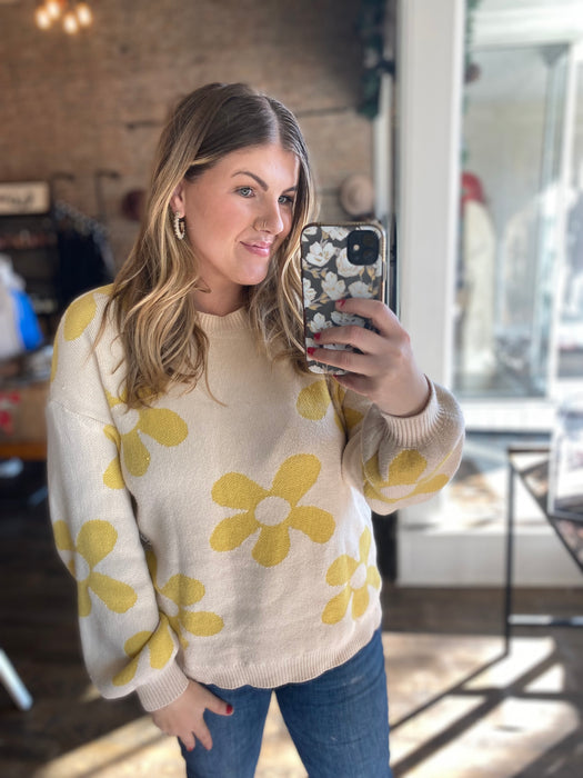 Floral print Sweater