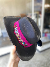 Load image into Gallery viewer, Kids Black Shiny Cowgirl Hat
