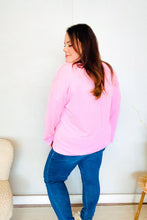 Load image into Gallery viewer, Eyes On You Pink Mineral Wash Rib Notch Neck Pocket Top
