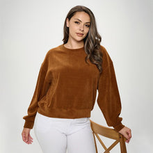 Load image into Gallery viewer, Corduroy Long Sleeve Top
